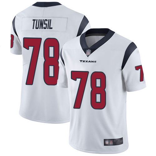 Houston Texans Limited White Men Laremy Tunsil Road Jersey NFL Football #78 Vapor Untouchable->houston texans->NFL Jersey